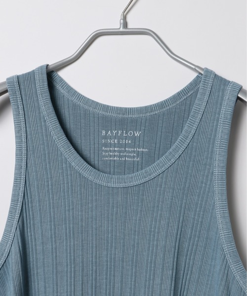 BAYFLOW（ベイフロー）の「ランダムテレコタンクトップ（タンクトップ・メンズ・ピンク/ホワイト/ブルー・LARGE/SMALL/MEDIUM）」の10枚目の写真
