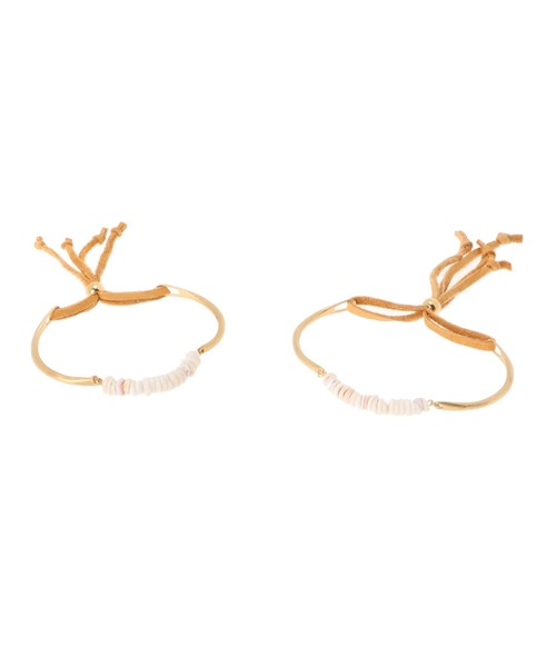 ALEXIA STAM(アリシアスタン)の「Puka Shell Bracelet/プカシェルブレスレット(ブレスレット・レディース・ゴールド・FREE)」の9枚目の写真