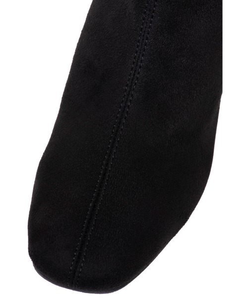 REZOY（リゾイ）の「【REZOY】スクエアショートブーツ（ブーツ・レディース・ブラック/ダークブラウン/アイボリー/ブラック系その他/ベージュ・S/M/L）」の6枚目の写真