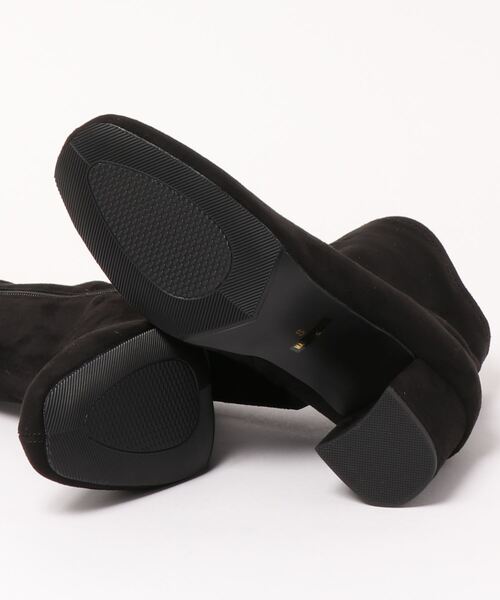 REZOY（リゾイ）の「【REZOY】スクエアショートブーツ（ブーツ・レディース・ブラック/ダークブラウン/アイボリー/ブラック系その他/ベージュ・S/M/L）」の11枚目の写真