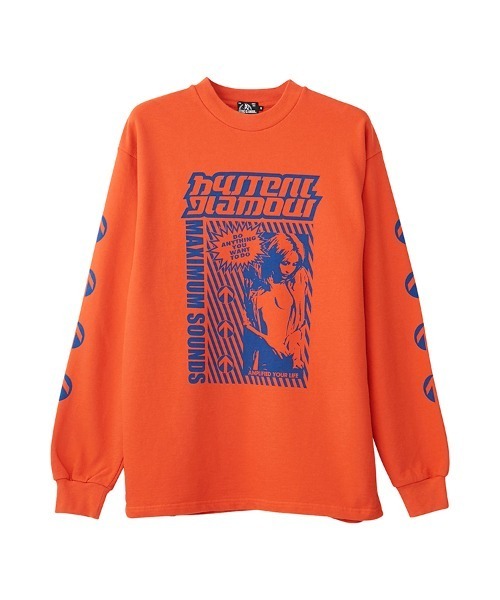 hysteric glamour オレンジ スウェット トレーナー HYSTERIC GLAMOUR 90s初期タグ 希少アーカイブ スウェット