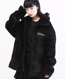 Mark Gonzales / マークゴンザレス Lulu＆Arnie 別注 コラボ ハイネック フリース ボアブルゾン