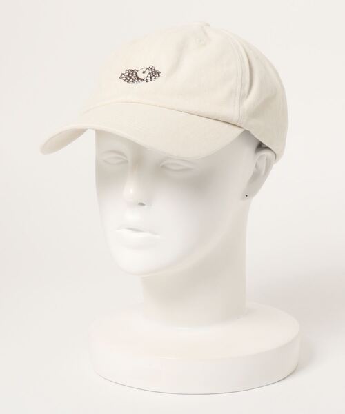 FRUIT OF THE LOOM（フルーツオブザルーム）の「LOGO PIGMENT LOW CAP / ヴィンテージ / ユニセックス / ロゴ（キャップ・レディース・ブラック/ベージュ/オフホワイト/オレンジ/ブルー・FREE）」の2枚目の写真