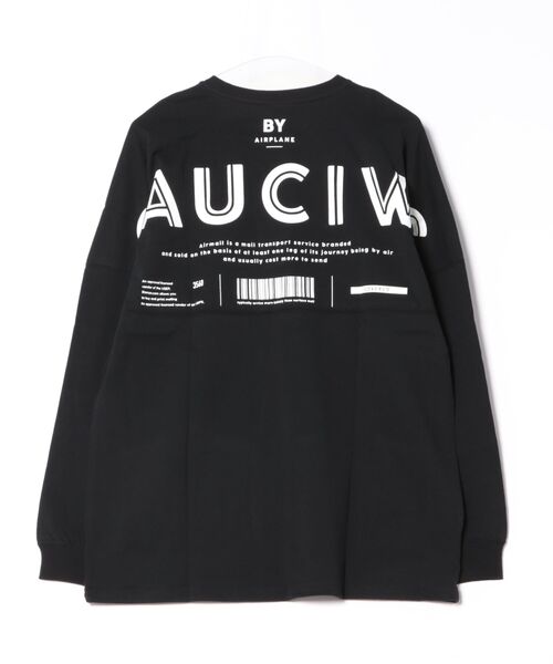ARCHIVER（アーカイバ）の「【69】【it】バックプリントドルマンスリーブＴシャツ（Tシャツ/カットソー・メンズ・ホワイト/ブラック/グレイッシュブルー・MEDIUM/LARGE）」の5枚目の写真