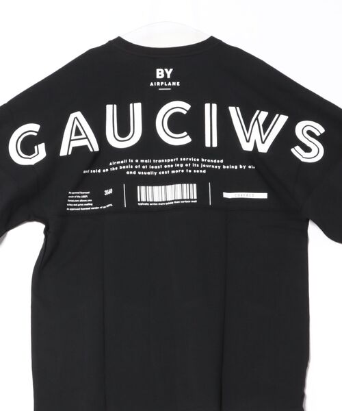 ARCHIVER（アーカイバ）の「【69】【it】バックプリントドルマンスリーブＴシャツ（Tシャツ/カットソー・メンズ・ホワイト/ブラック/グレイッシュブルー・MEDIUM/LARGE）」の6枚目の写真