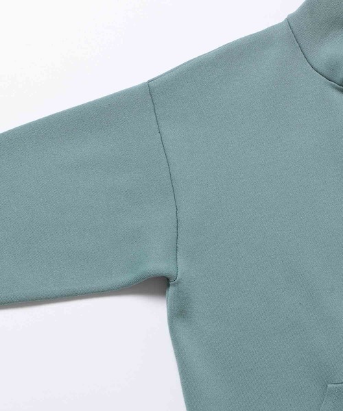 ADAM ET ROPE'（アダムエロペ）の「ガスコットン ルーズシルエット フードZIPパーカー（パーカー・メンズ・ネイビー/ターコイズブルー/テラコッタ・M/L）」の12枚目の写真