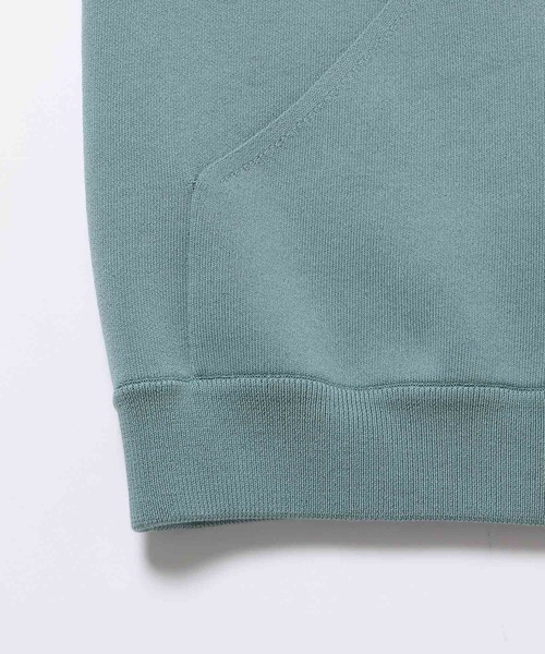 ADAM ET ROPE'（アダムエロペ）の「ガスコットン ルーズシルエット フードZIPパーカー（パーカー・メンズ・ネイビー/ターコイズブルー/テラコッタ・M/L）」の13枚目の写真