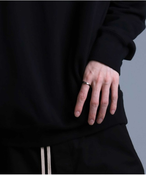 LION HEART（ライオンハート）の「【限定展開】“LH-1”クロスデザインリング/サージカルステンレス（金属アレルギー対応）【LION HEART / ライオンハート】（リング・メンズ・シルバー/ライトブラック・11号/9号/13号/17号/19号/15号/21号/25号/23号）」の5枚目の写真