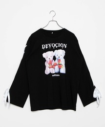 WEGO | WEGO/レースアップスリーブクマロンT(Tシャツ/カットソー)