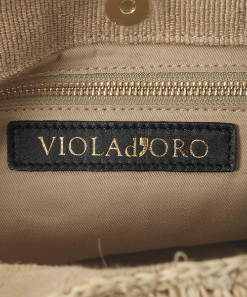 URBAN RESEARCH Sonny Label（アーバンリサーチサニーレーベル）の「VIOLAd’ORO　SANDRO V-8401（ハンドバッグ・レディース・ナチュラル/ブラウン・ONE）」の9枚目の写真