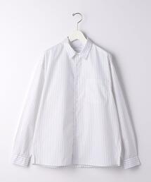 green label relaxing | ＜ 機能 / 抗菌 ＞ CM ストライプ ルーズ レギュラーカラー シャツ(シャツ/ブラウス)