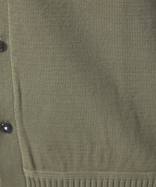 ABAHOUSE（アバハウス）の「ハイストレッチ PE 天竺 ポロ カーディガンジャケット（カーディガン/ボレロ・メンズ・ネイビー/グレイッシュベージュ/カーキ・44/48/46）」の19枚目の写真