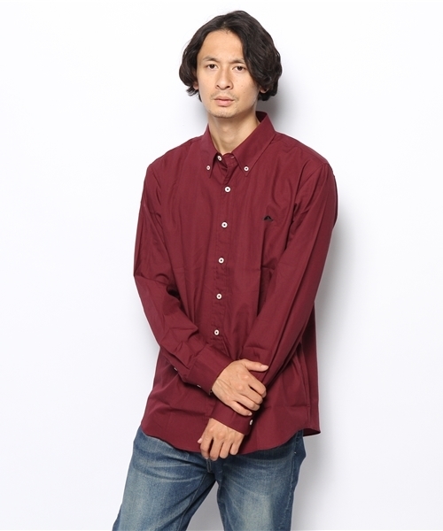 WHO'S WHO gallery(フーズフーギャラリー)の「【期間限定セール】【BOYMAN】ブロードBDシャツ(シャツ/ブラウス・メンズ・ブラック/ワインレッド/グリーン/ホワイト/ネイビー/アイボリー/カーキ・SMALL/MEDIUM/LARGE)」の1枚目の写真