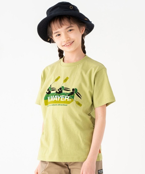 KRIFF MAYER Kid's Collection（クリフメイヤーキッズコレクション）の「半袖ロゴT(ボート)（Tシャツ/カットソー・キッズ・オフホワイト/ネイビー/カラフル/ライトグリーン/ブラウン・120/130/160/150/170/140）」の8枚目の写真