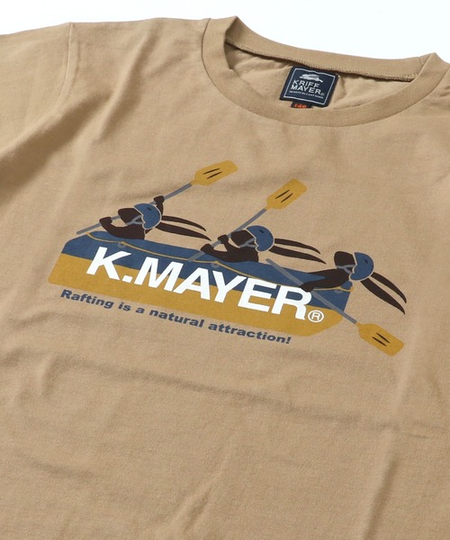 KRIFF MAYER Kid's Collection（クリフメイヤーキッズコレクション）の「半袖ロゴT(ボート)（Tシャツ/カットソー・キッズ・オフホワイト/ネイビー/カラフル/ライトグリーン/ブラウン・120/130/160/150/170/140）」の11枚目の写真