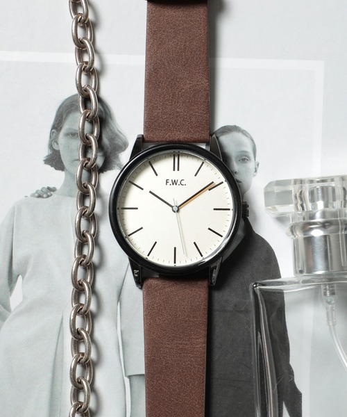 SETUP7（セットアップセブン）の「【SETUP7】EC限定 ビッグフェイスジャパンムーブメントスマートデザインウォッチ FDC105 FW MQ（アナログ腕時計・レディース・ベージュ/ブラウン/ブラック/ネイビー/ブラック×シルバー/ブラック×ゴールド/オリーブ/ブラック×ホワイト・FREE）」の6枚目の写真