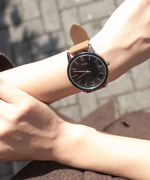 SETUP7（セットアップセブン）の「【SETUP7】EC限定 ビッグフェイスジャパンムーブメントスマートデザインウォッチ FDC105 FW MQ（アナログ腕時計・レディース・ベージュ/ブラウン/ブラック/ネイビー/ブラック×シルバー/ブラック×ゴールド/オリーブ/ブラック×ホワイト・FREE）」の19枚目の写真