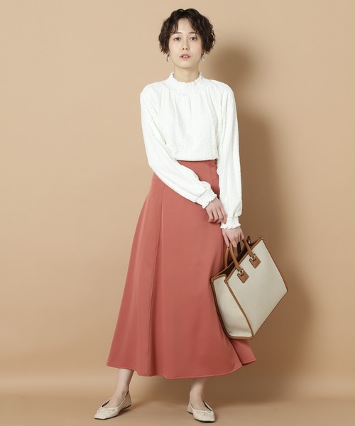 N.(N. Natural Beauty Basic)(エヌエヌナチュラルビューティーベーシック)の「レースシャーリングネックブラウス(シャツ/ブラウス・レディース・ブラック/ホワイト/ブルー・MEDIUM)」の15枚目の写真