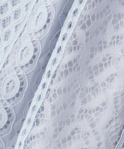 N.(N. Natural Beauty Basic)(エヌエヌナチュラルビューティーベーシック)の「レースシャーリングネックブラウス(シャツ/ブラウス・レディース・ブラック/ホワイト/ブルー・MEDIUM)」の22枚目の写真