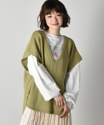 RETRO GIRL | ニットカフタンベスト(ベスト)