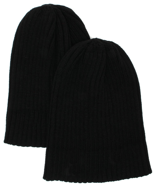 603（ロクマルサン）の「603 2piecesニット帽 （ニットキャップ/ビーニー・レディース・オフホワイト/ブラック/グレー・FREE）」の14枚目の写真