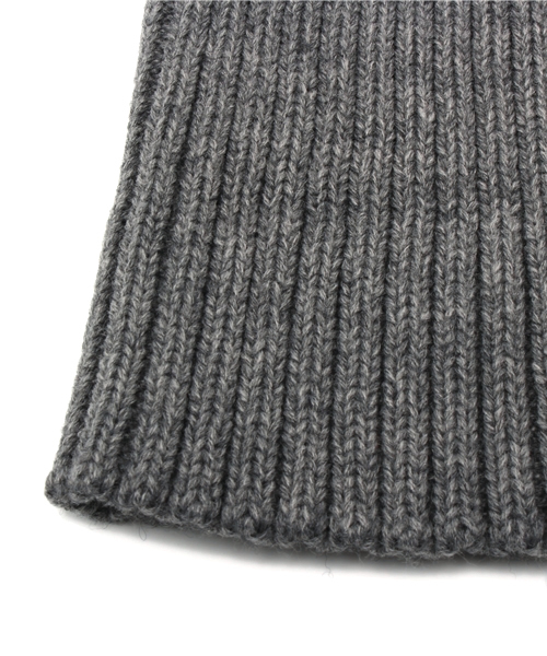 603（ロクマルサン）の「603 2piecesニット帽 （ニットキャップ/ビーニー・レディース・オフホワイト/ブラック/グレー・FREE）」の7枚目の写真