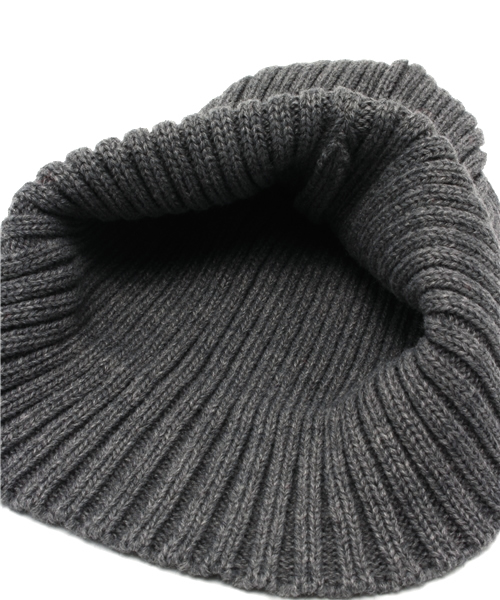 603（ロクマルサン）の「603 2piecesニット帽 （ニットキャップ/ビーニー・レディース・オフホワイト/ブラック/グレー・FREE）」の6枚目の写真