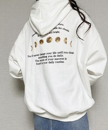 SONYUNARA バックプリントフードパーカー