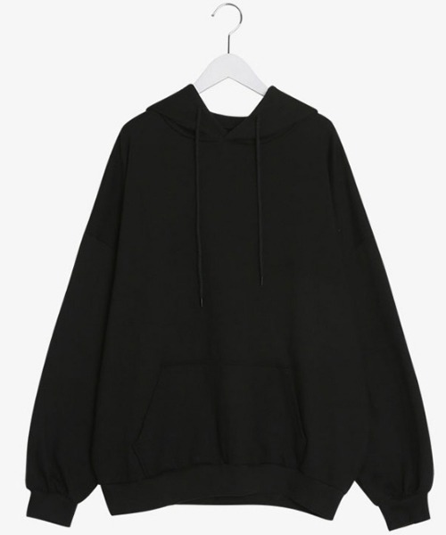 SONA（ソナ）の「SONYUNARA バックプリントフードパーカー（パーカー・レディース・ブラック/カーキ/ブルー/アイボリー・FREE）」の6枚目の写真