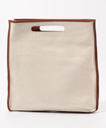 TOMORROWLAND  | The dilettante コットンキャンバス×レザー 2WAYトートバッグ(トートバッグ)