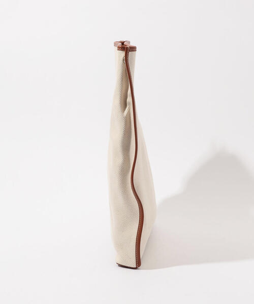 TOMORROWLAND （トゥモローランド）の「The dilettante コットンキャンバス×レザー 2WAYトートバッグ（トートバッグ・メンズ・ホワイト系その他・FREE）」の3枚目の写真