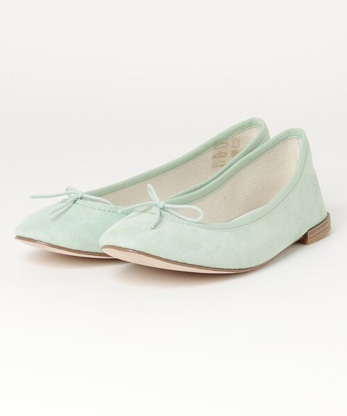 repetto レペット バレエシューズ グリーン レペット Repetto バレエシューズ フラットパンプス リボン