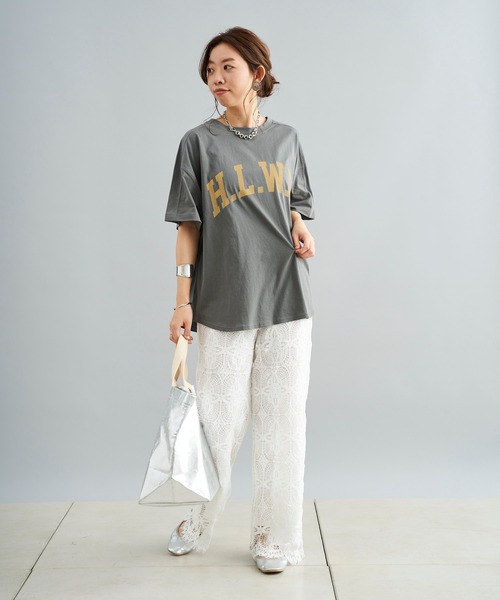 DouDou（ドゥドゥ）の「レースイージーパンツ（その他パンツ・レディース・ホワイト/ブラック・FREE）」の16枚目の写真