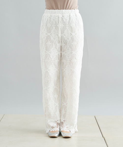DouDou（ドゥドゥ）の「レースイージーパンツ（その他パンツ