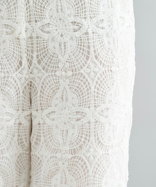 DouDou（ドゥドゥ）の「レースイージーパンツ（その他パンツ・レディース・ホワイト/ブラック・FREE）」の11枚目の写真