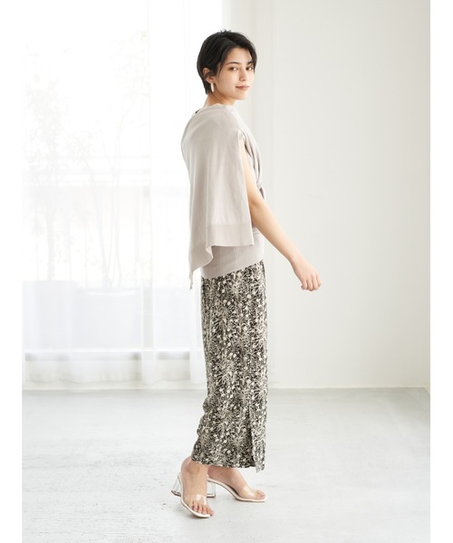 YECCA VECCA(イェッカヴェッカ)の「マルチwayニット *(ニット/セーター・レディース・ライトグレー/ブラウン/ブルー/イエロー・FREE)」の17枚目の写真