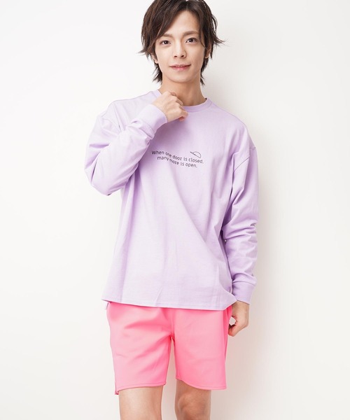 セール ビッグシルエットバックプリントクルーネック長袖tシャツ Ir Tシャツ カットソー おしゃれスタ オシャレスタ のファッション通販 Zozotown