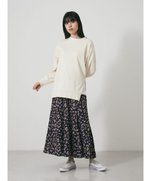 GARAGE OF GOOD CLOTHING（ガレージオブグッドクロージング）の「プリントマーメードスカート　＊（スカート・レディース・パープル・FREE）」の8枚目の写真