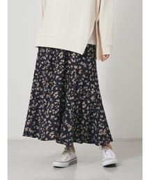 プリントマーメードスカート　＊