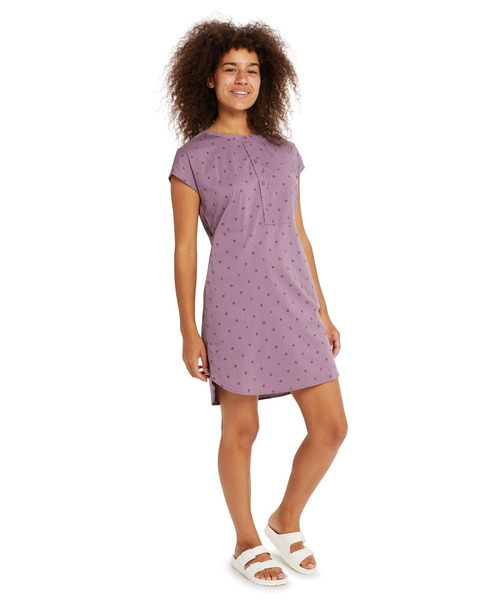 BURTON(バートン)の「JOY ストレッチ チュニック(Tシャツ/カットソー・レディース・グリーン/パープル・XS/M/S)」の2枚目の写真