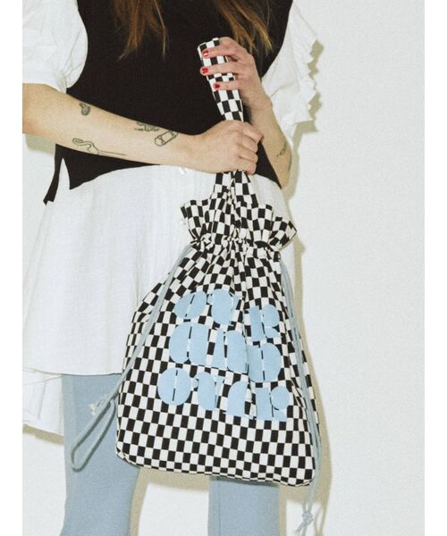 jouetie（ジュエティ）の「ロゴトート BAG（トートバッグ・レディース・ブラック/ラベンダー/その他1・FREE）」の3枚目の写真