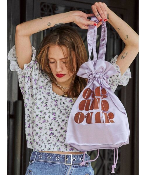 jouetie（ジュエティ）の「ロゴトート BAG（トートバッグ・レディース・ブラック/ラベンダー/その他1・FREE）」の7枚目の写真