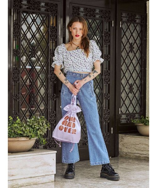 jouetie（ジュエティ）の「ロゴトート BAG（トートバッグ・レディース・ブラック/ラベンダー/その他1・FREE）」の6枚目の写真