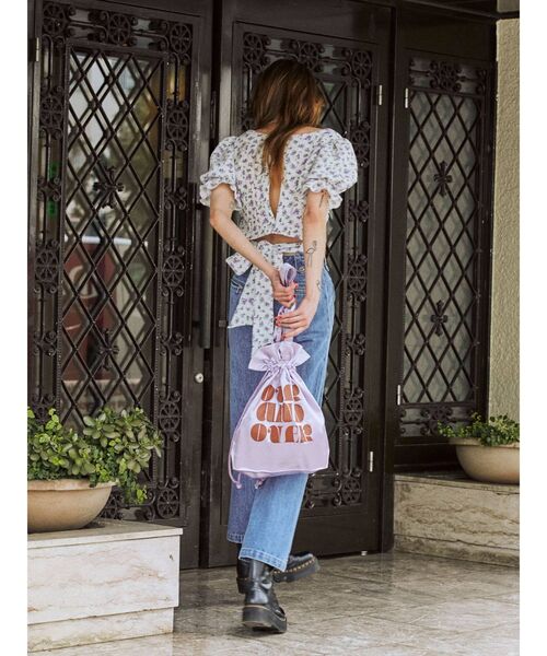 jouetie（ジュエティ）の「ロゴトート BAG（トートバッグ・レディース・ブラック/ラベンダー/その他1・FREE）」の8枚目の写真