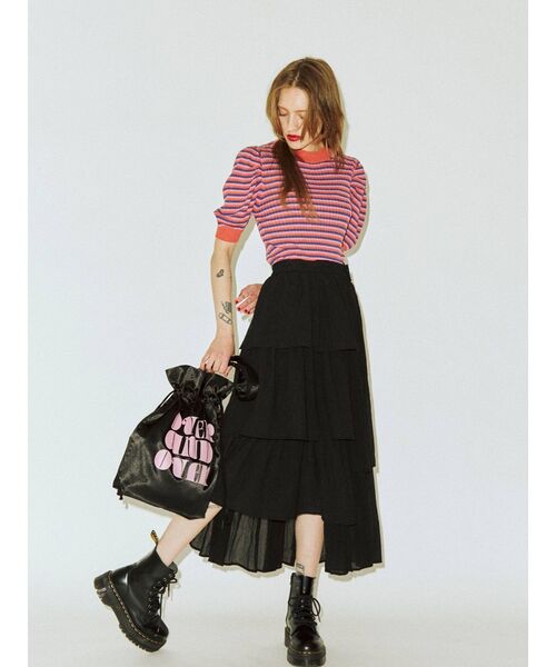 jouetie（ジュエティ）の「ロゴトート BAG（トートバッグ・レディース・ブラック/ラベンダー/その他1・FREE）」の9枚目の写真