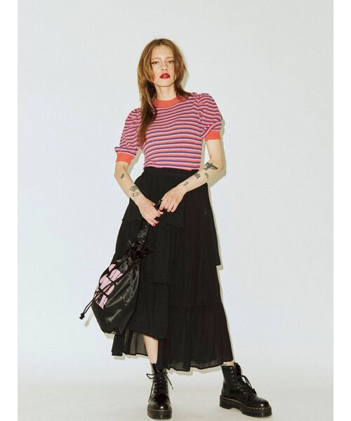 jouetie（ジュエティ）の「ロゴトート BAG（トートバッグ・レディース・ブラック/ラベンダー/その他1・FREE）」の4枚目の写真