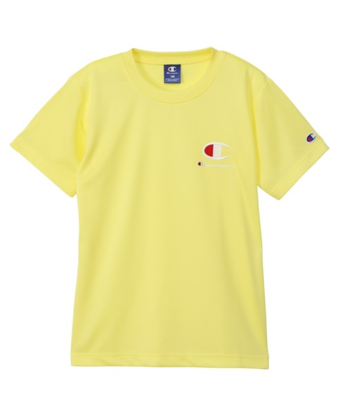 Champion（チャンピオン）の「Chamion/チャンピオン　キッズスポーツ　ロゴプリントTシャツ（Tシャツ/カットソー・キッズ・ブラック/ホワイト/ブルー/ネイビー/イエロー・100cm/120cm/130cm/160cm/140cm/150cm/110cm）」の5枚目の写真