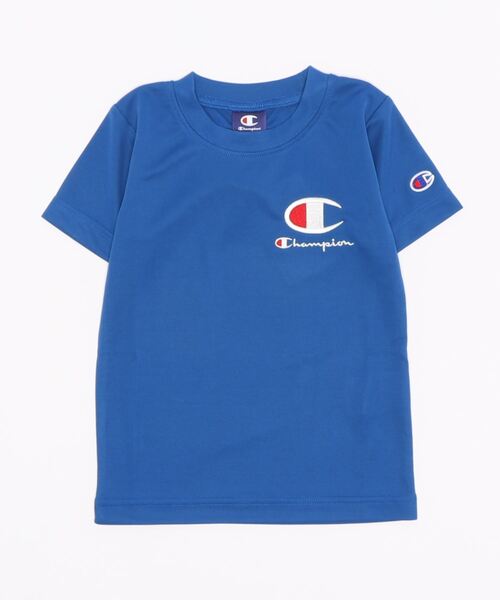 Champion（チャンピオン）の「Chamion/チャンピオン　キッズスポーツ　ロゴプリントTシャツ（Tシャツ/カットソー・キッズ・ブラック/ホワイト/ブルー/ネイビー/イエロー・100cm/120cm/130cm/160cm/140cm/150cm/110cm）」の7枚目の写真