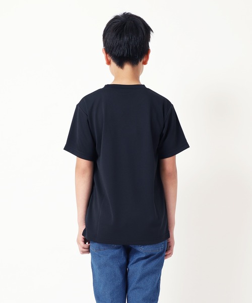 Champion（チャンピオン）の「Chamion/チャンピオン　キッズスポーツ　ロゴプリントTシャツ（Tシャツ/カットソー・キッズ・ブラック/ホワイト/ブルー/ネイビー/イエロー・100cm/120cm/130cm/160cm/140cm/150cm/110cm）」の15枚目の写真