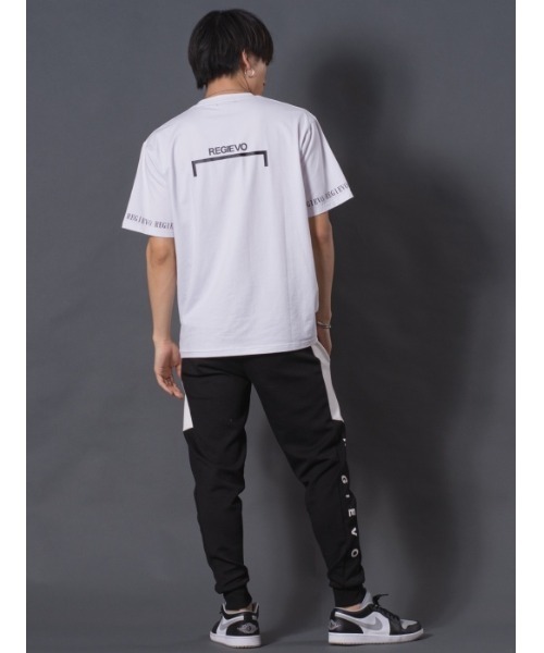 REGIEVO（レジエボ）の「REGIEVO サークルロゴTシャツ（Tシャツ/カットソー・メンズ・ホワイト/ブラック・M/L/XL）」の7枚目の写真